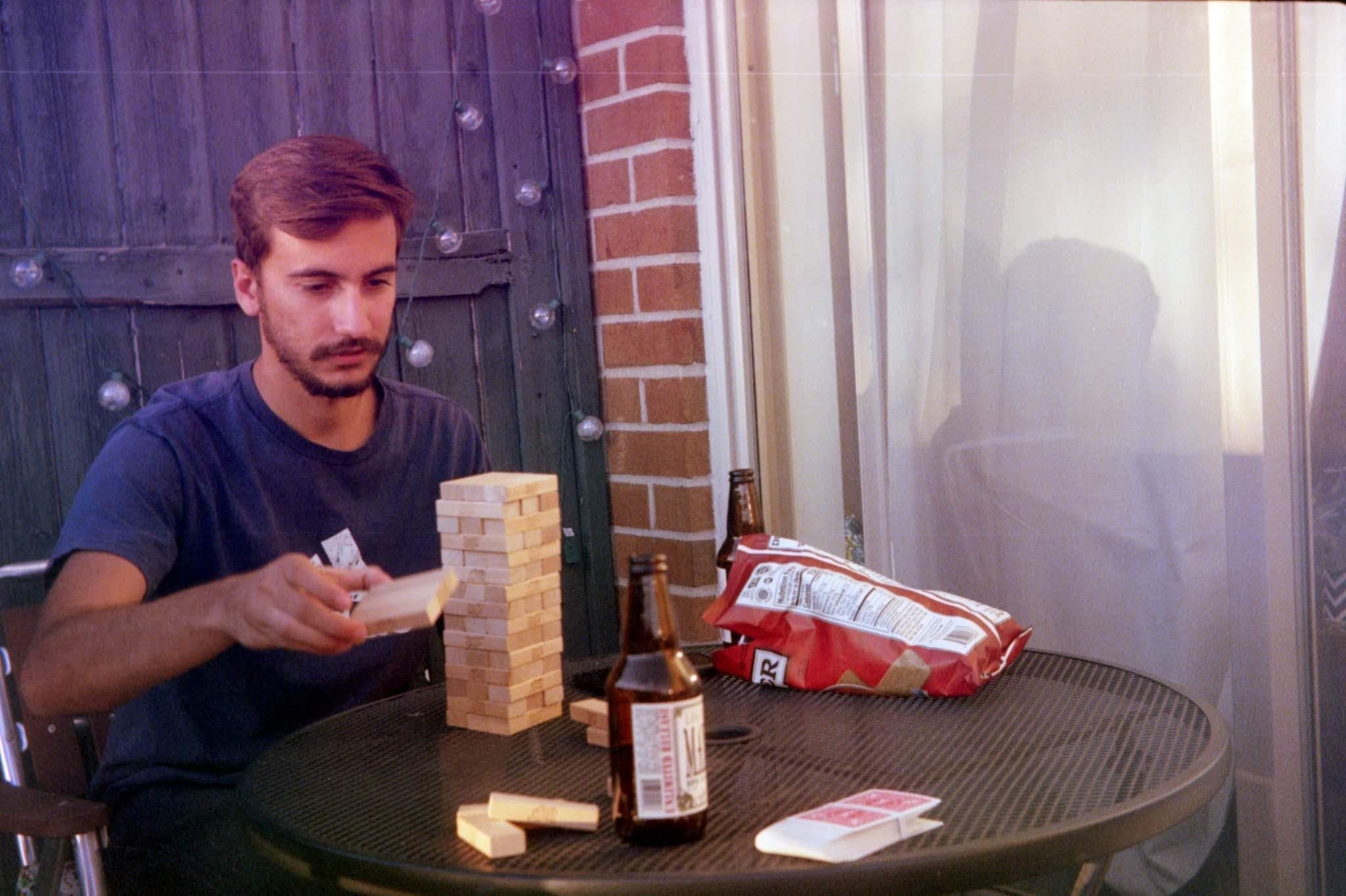 Justin and Jenga